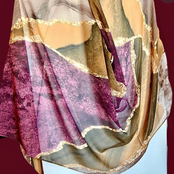 Brand New Soft Crepe Scarf/Shawl/Hijab in Classy Marble Designs ✨ - Picture 8 of 12